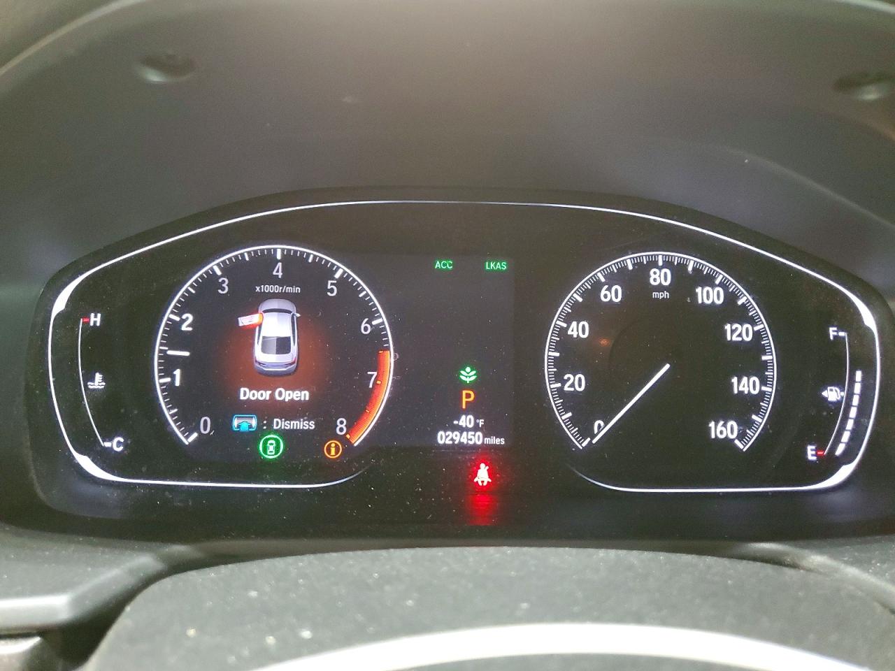 2019 HONDA ACCORD