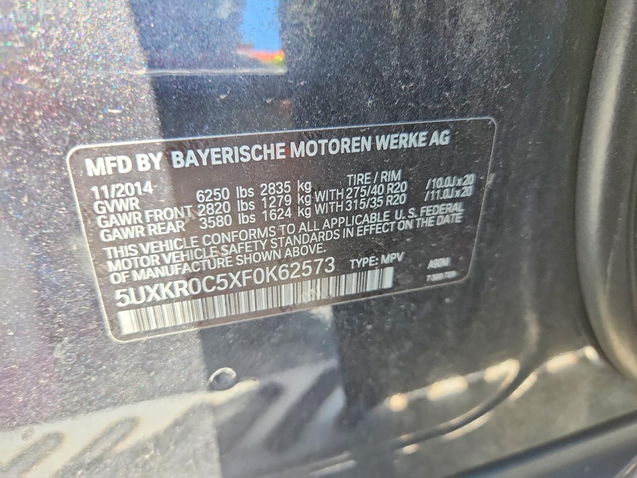 2015 BMW X5