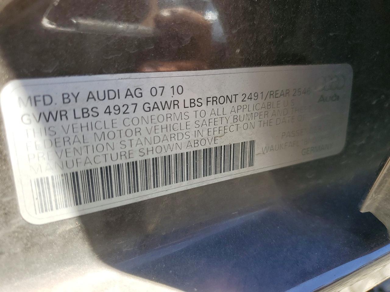 2011 AUDI A4