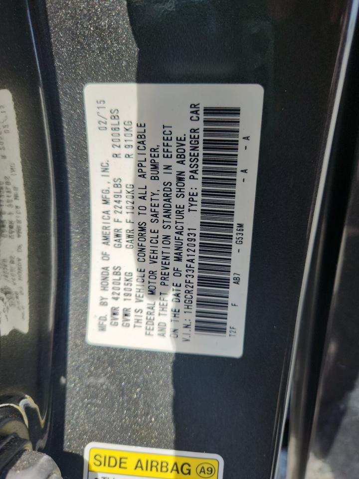 2015 HONDA ACCORD