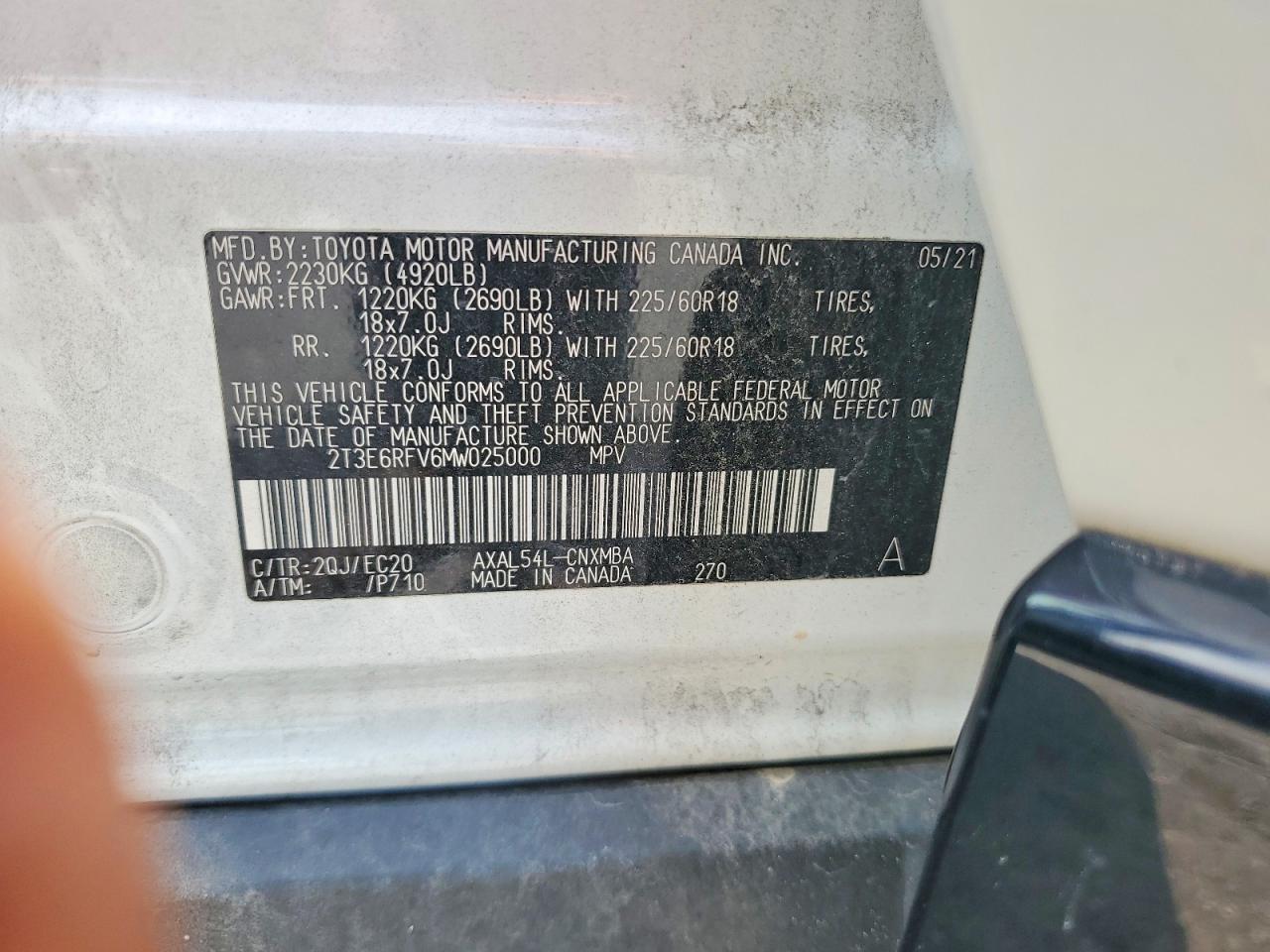 2021 TOYOTA RAV4