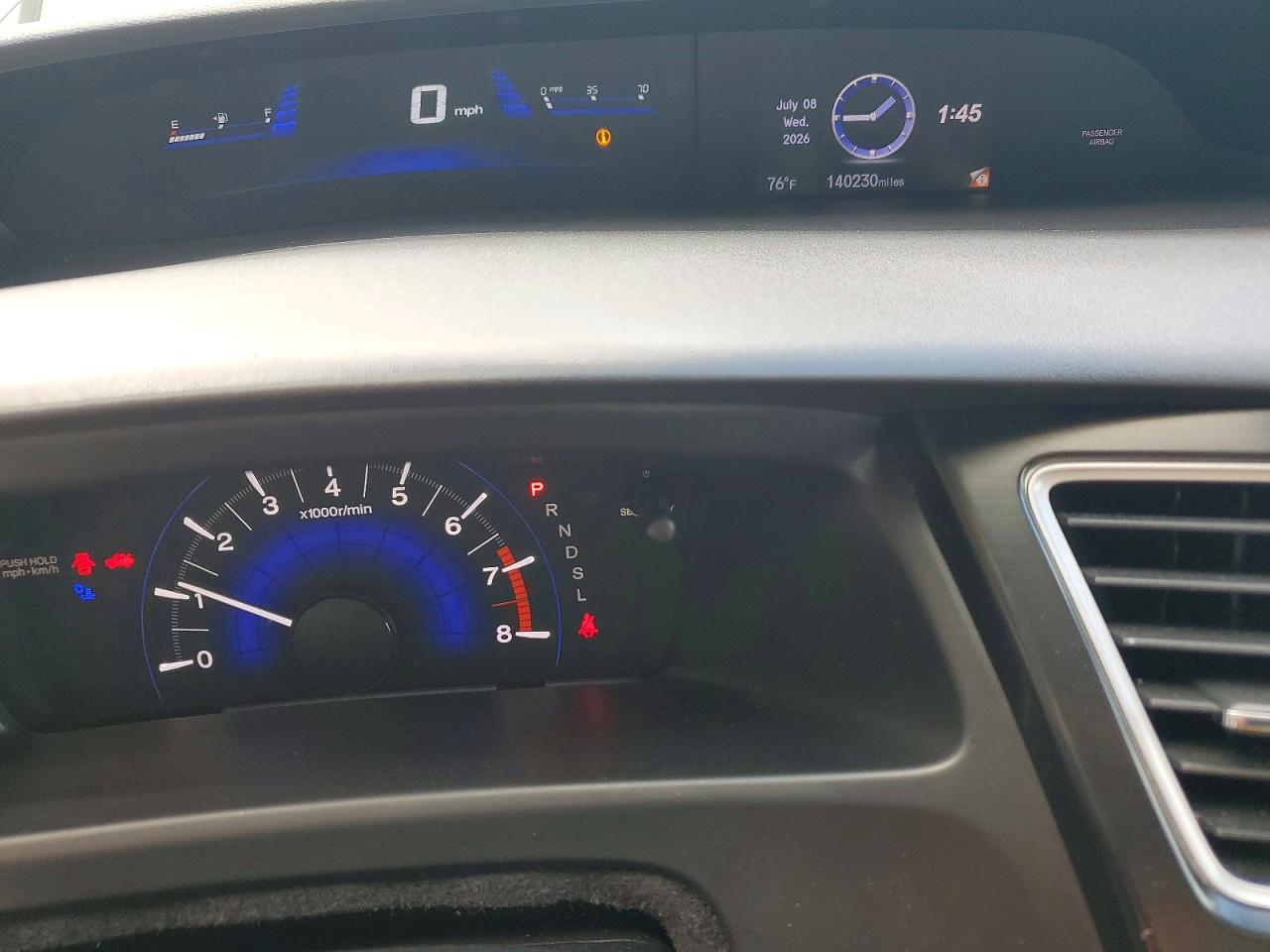 2015 HONDA CIVIC