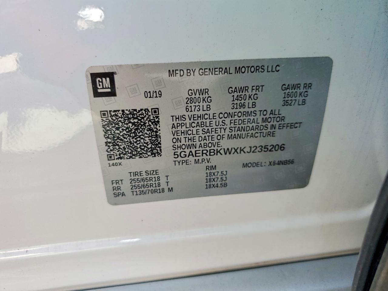 2019 BUICK ENCLAVE