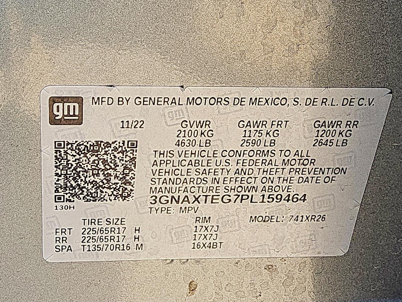 2023 CHEVROLET EQUINOX