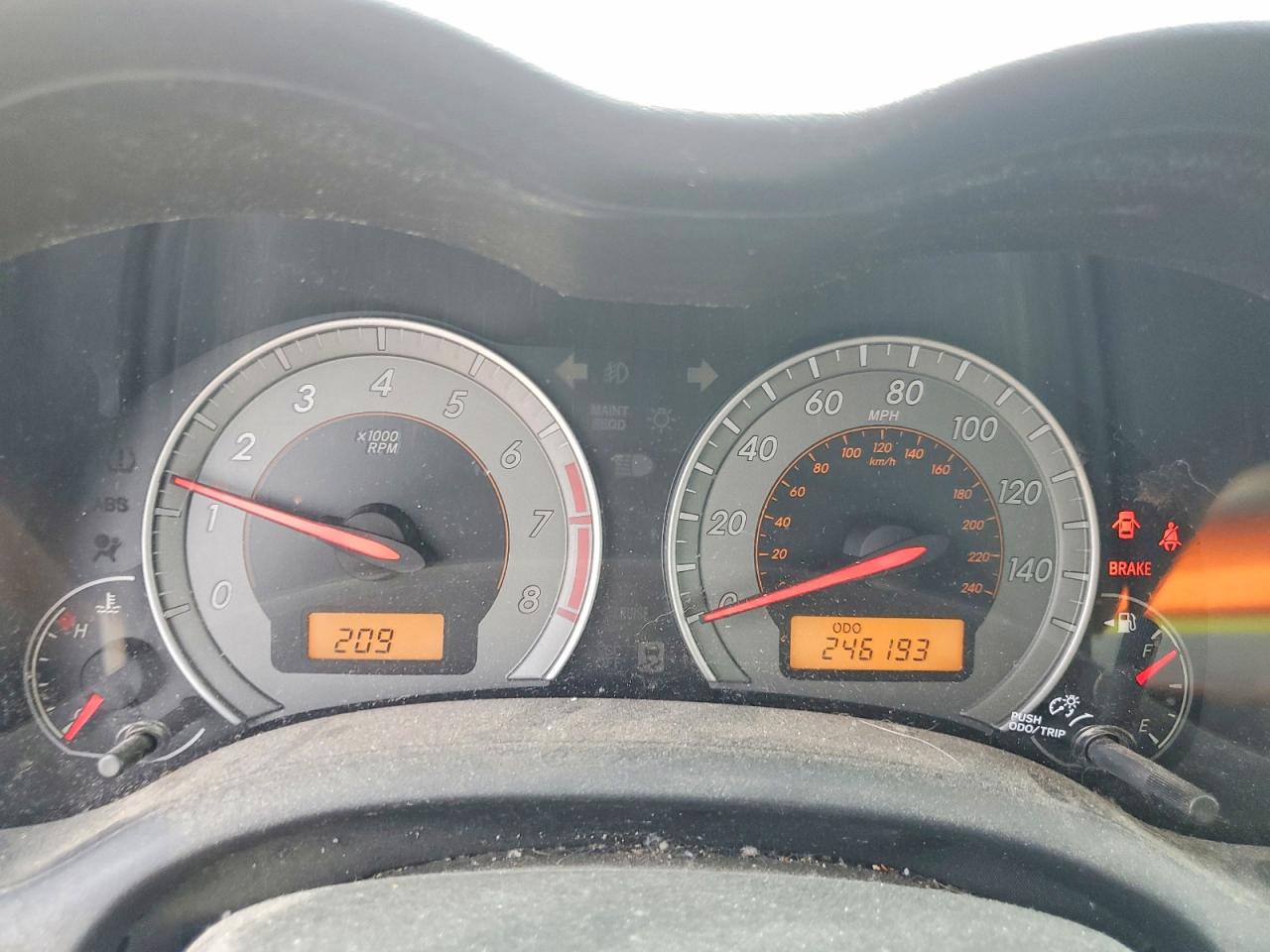 2010 TOYOTA COROLLA