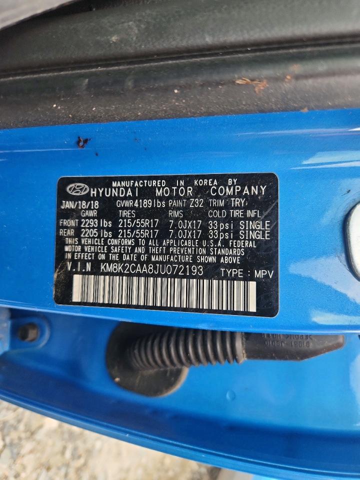 2018 HYUNDAI KONA