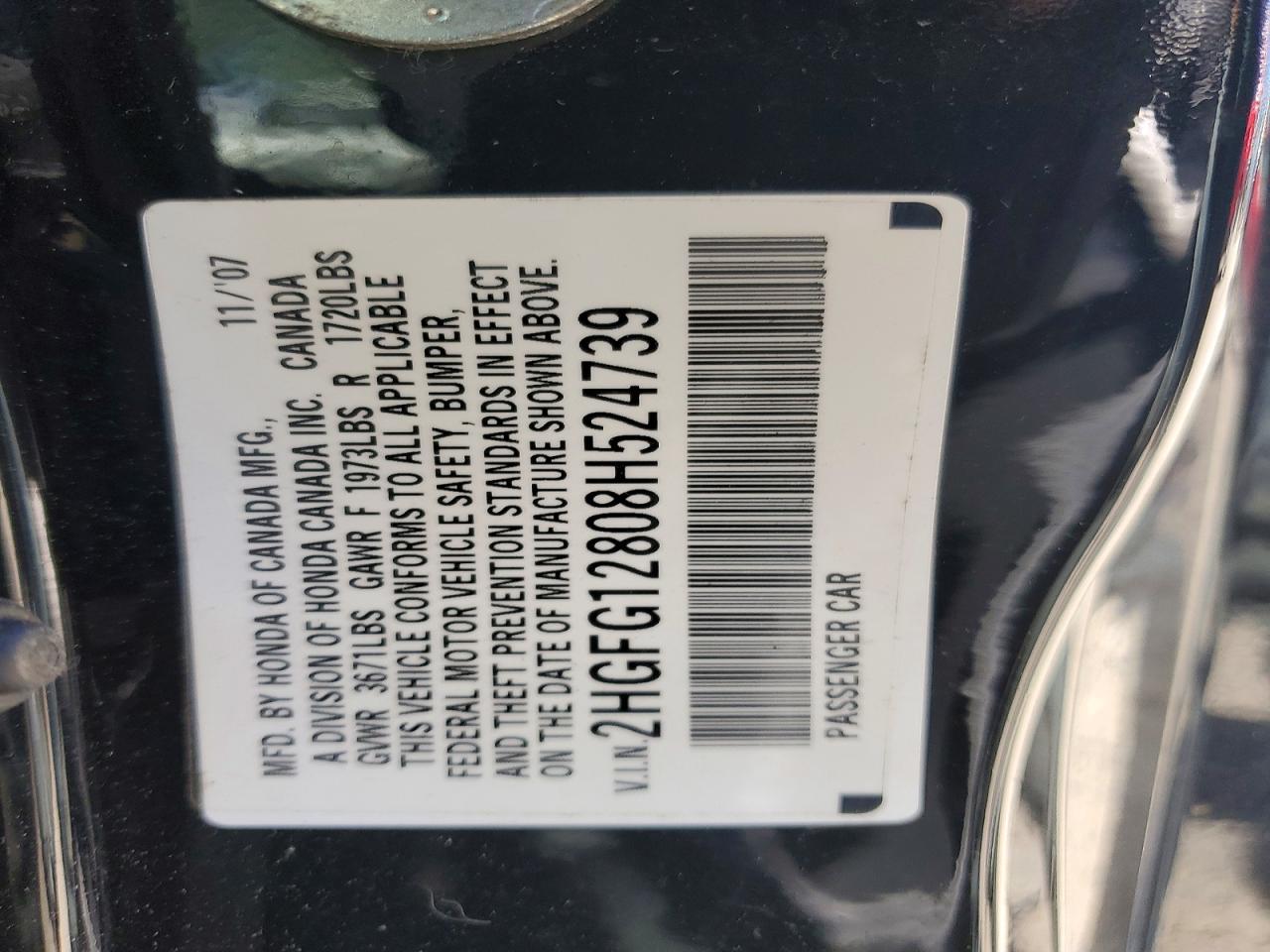 2008 HONDA CIVIC