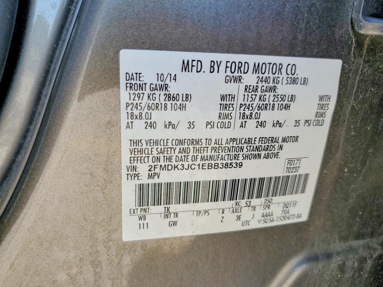 2014 FORD EDGE