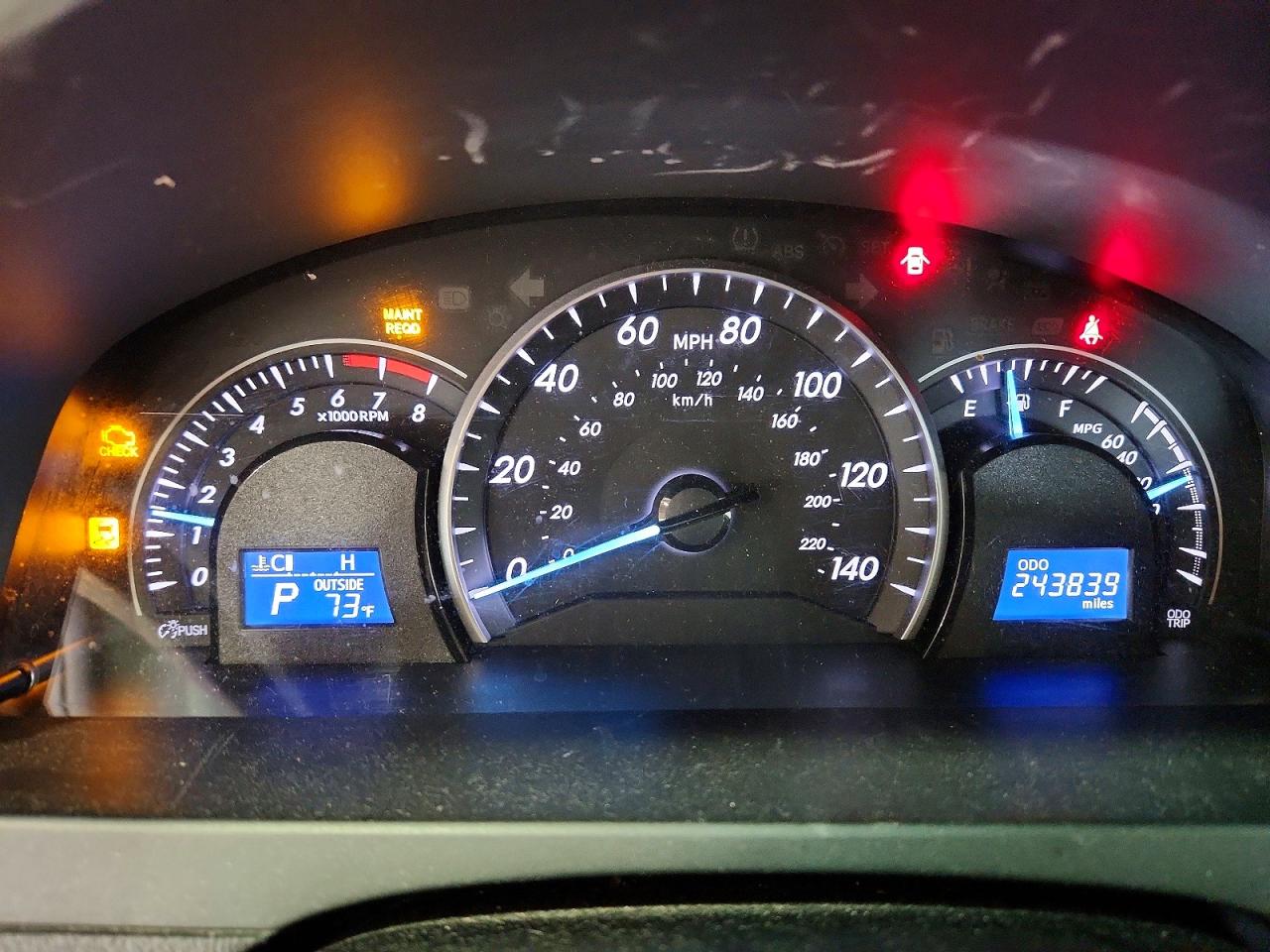 2012 TOYOTA CAMRY