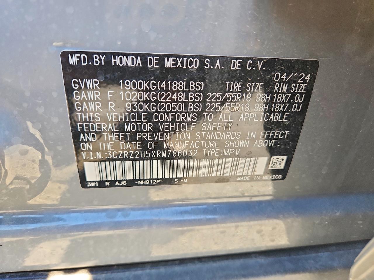 2024 HONDA HR-V