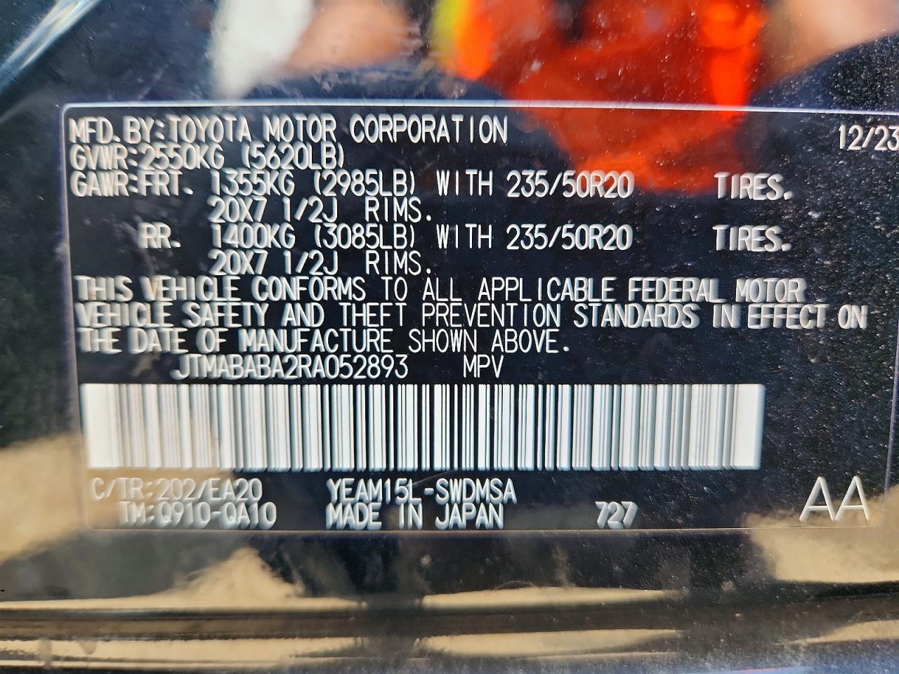 2024 SUBARU ALL OTHER