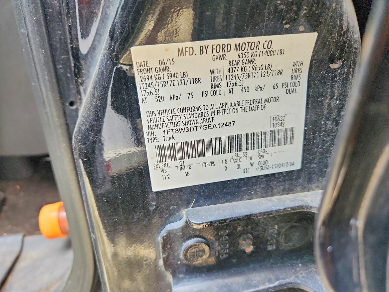 2016 FORD F350