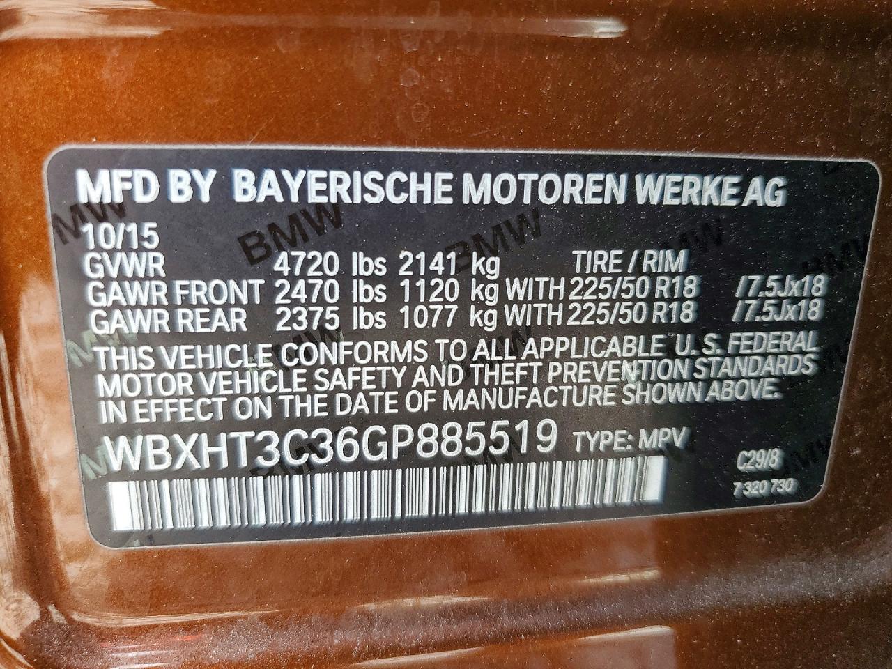 2016 BMW X1