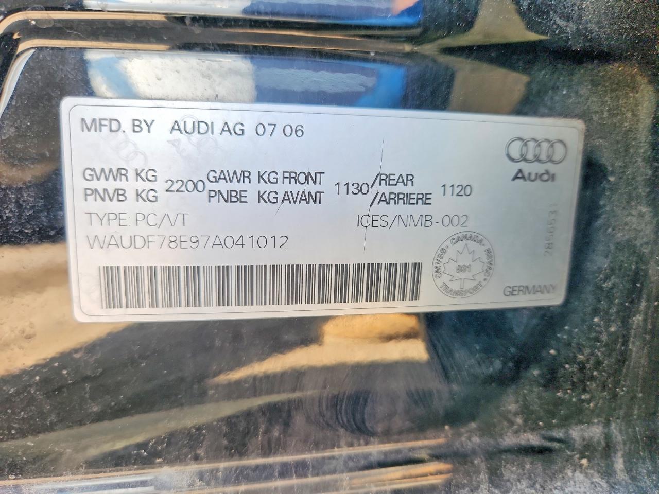 2007 AUDI A4