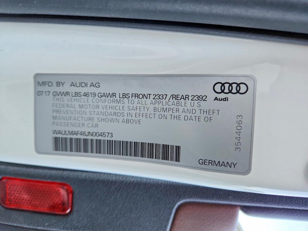 2018 AUDI A4