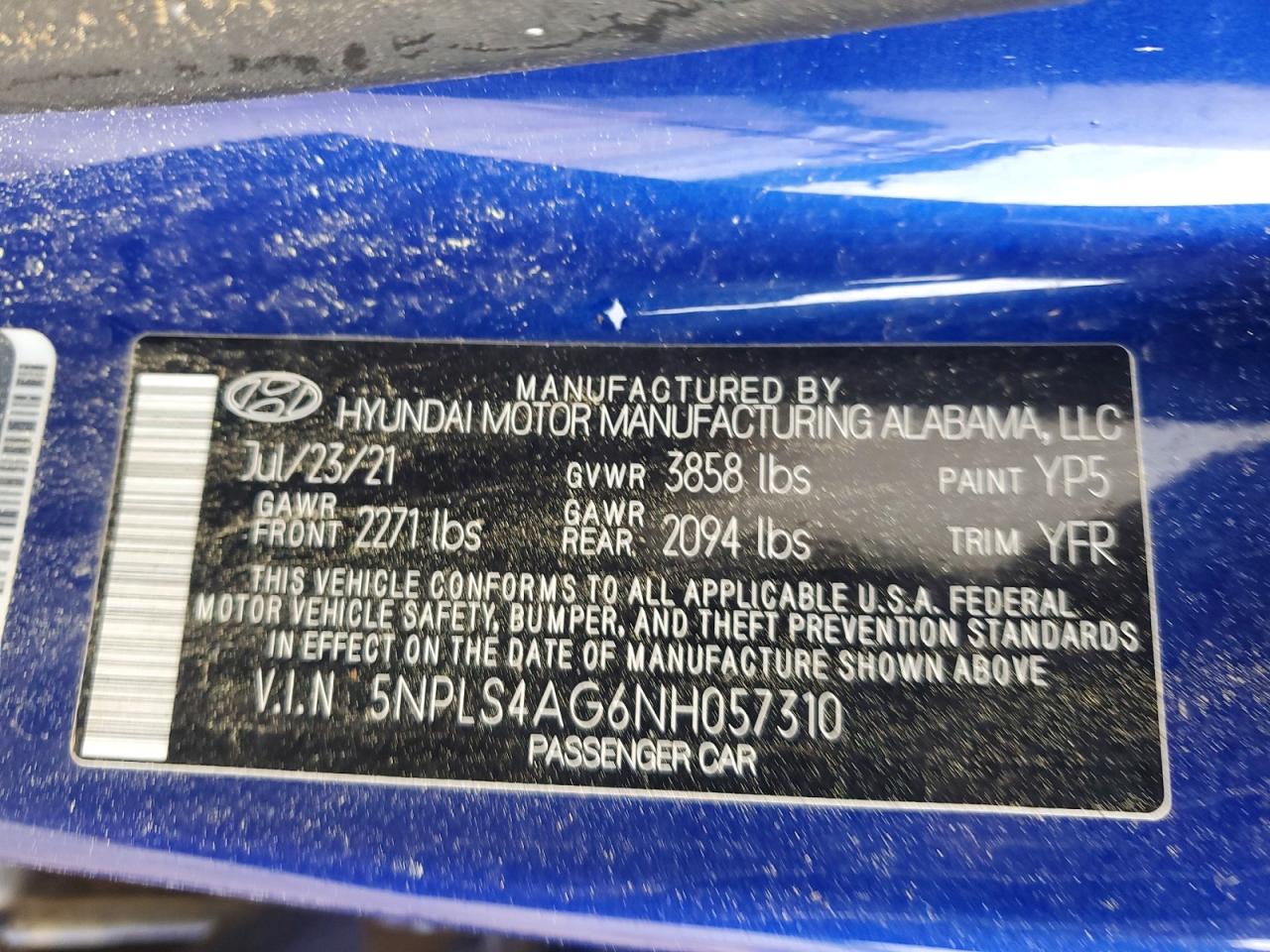 2022 HYUNDAI ELANTRA