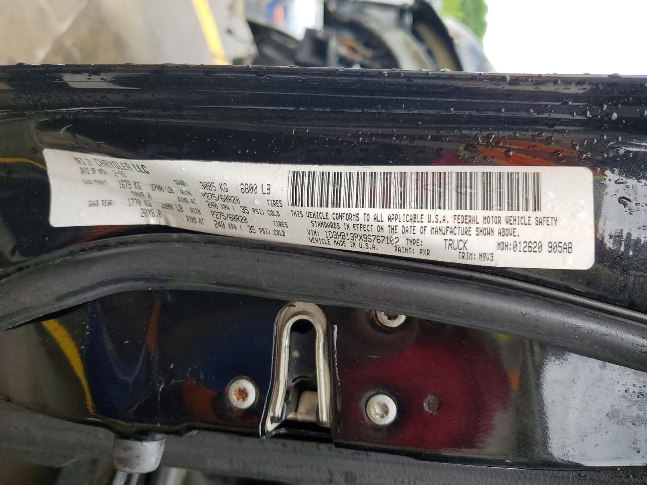 2009 DODGE RAM 1500