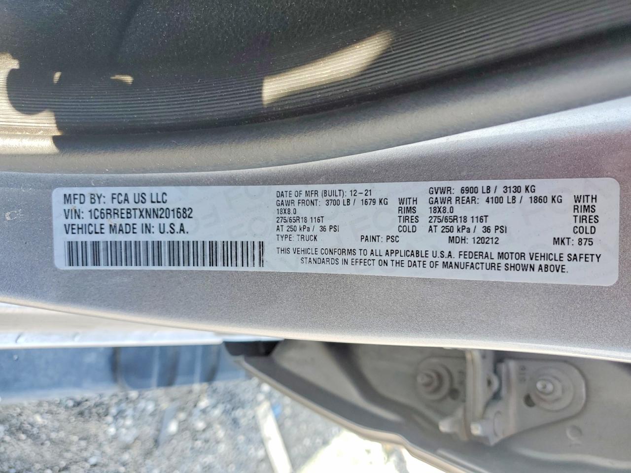 2022 RAM 1500