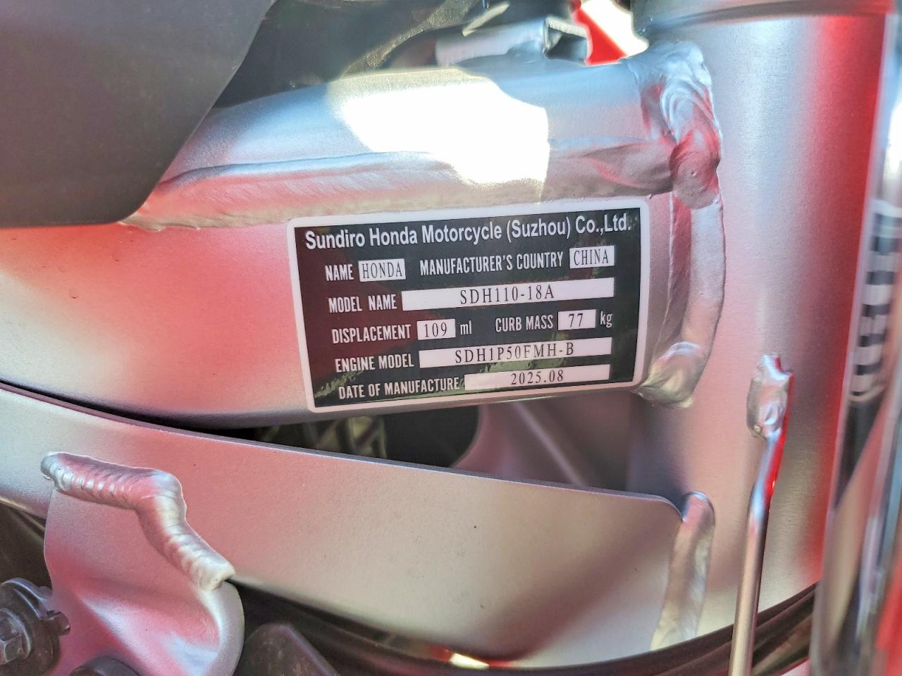 2026 HONDA CRF CYCLE