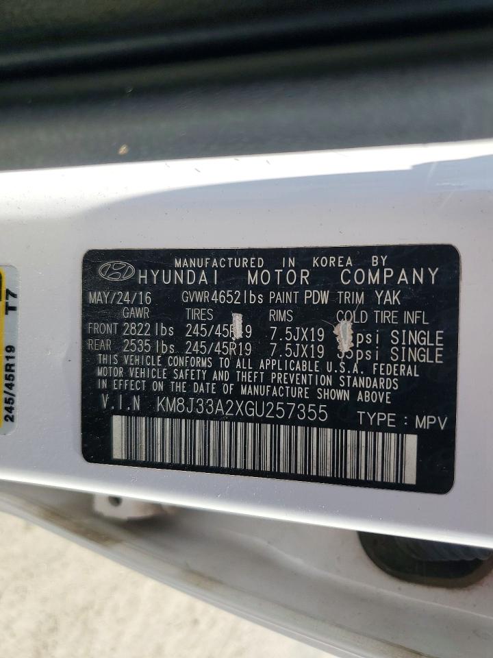 2016 HYUNDAI TUCSON