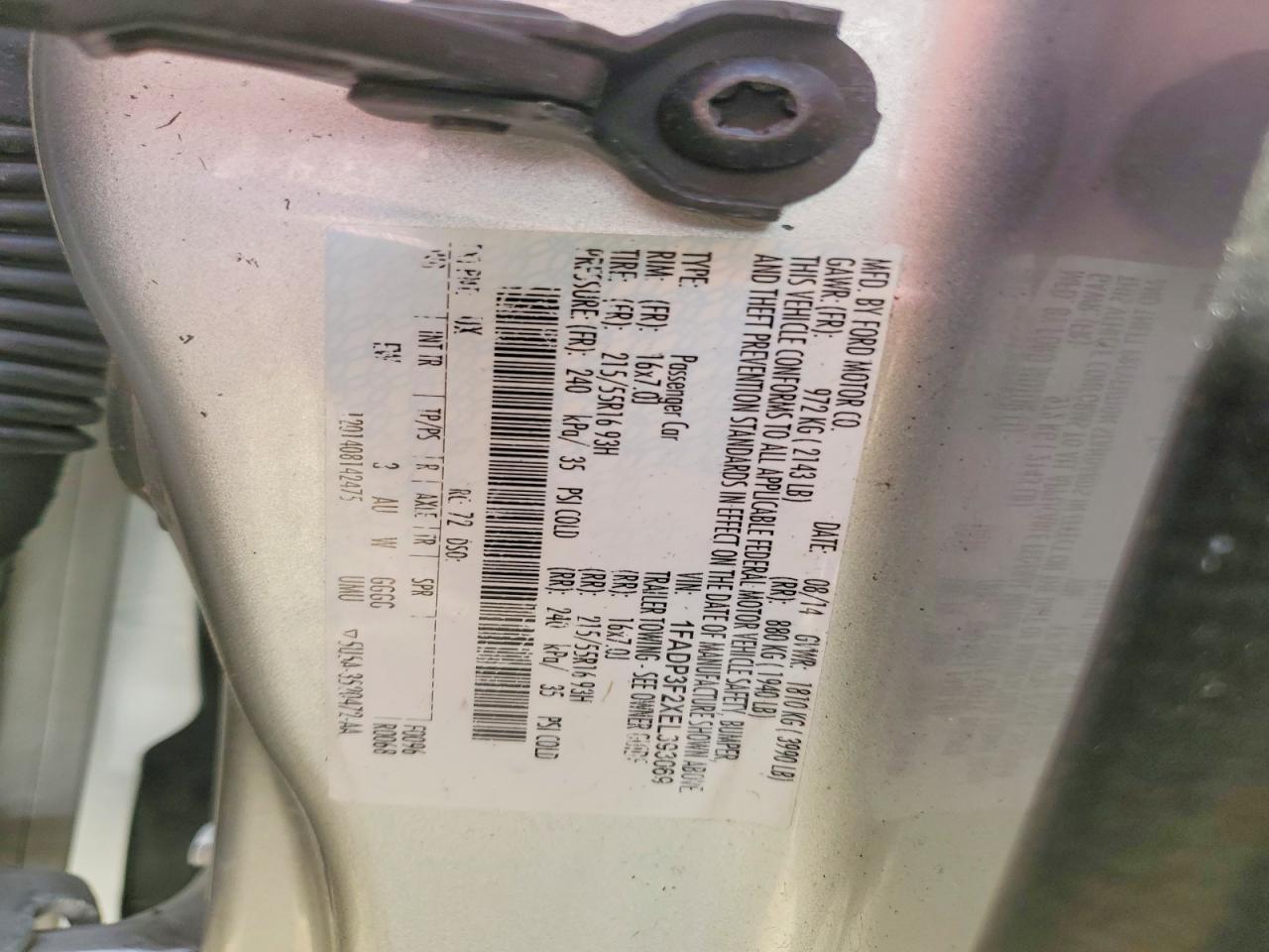 2014 FORD FOCUS