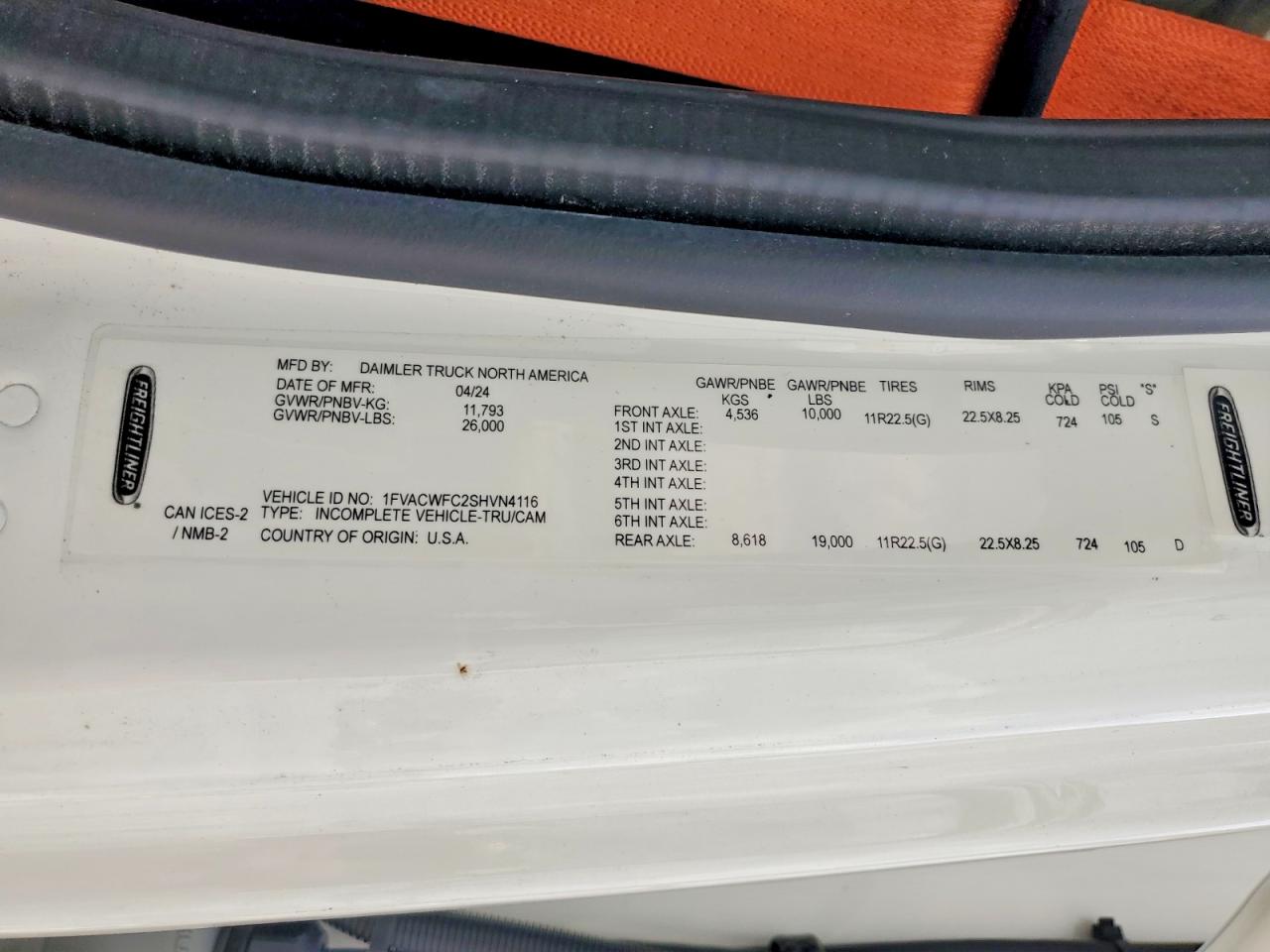 2025 FREIGHTLINER ALL OTHER