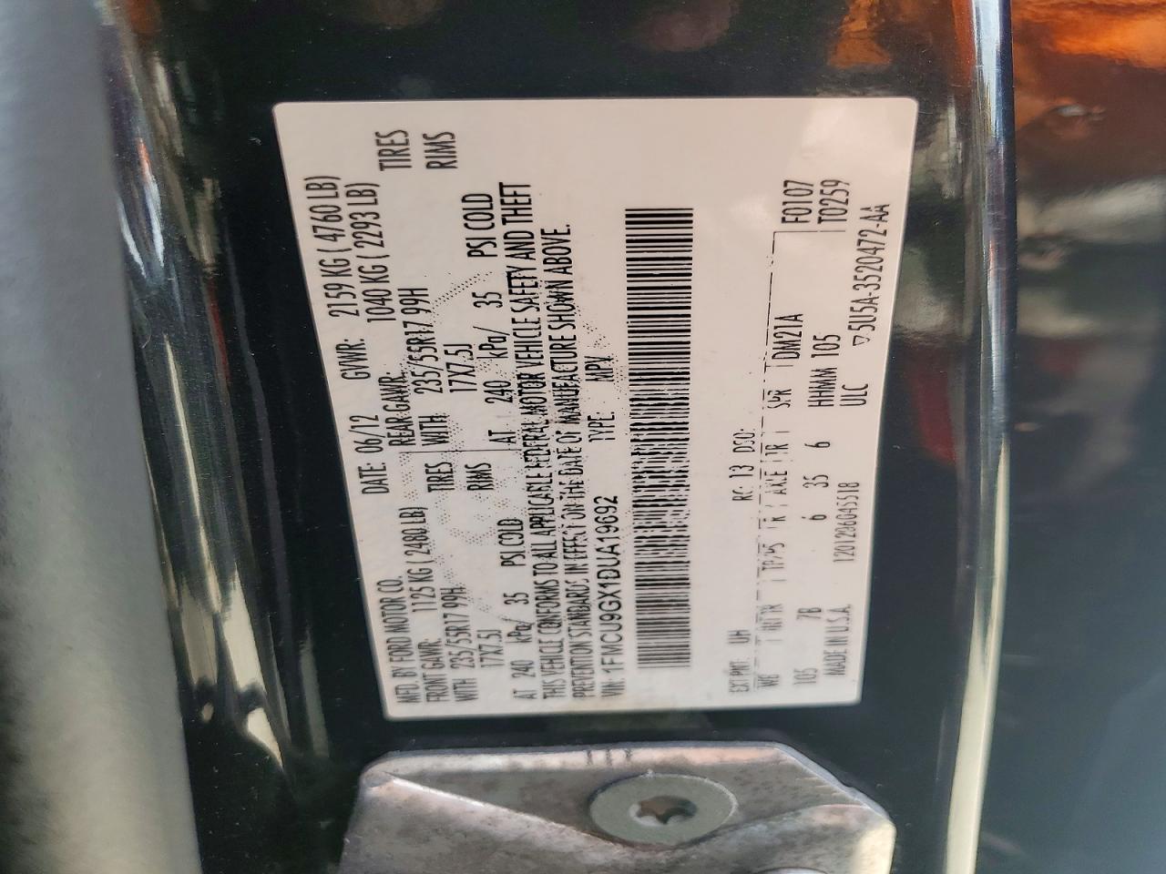 2013 FORD ESCAPE