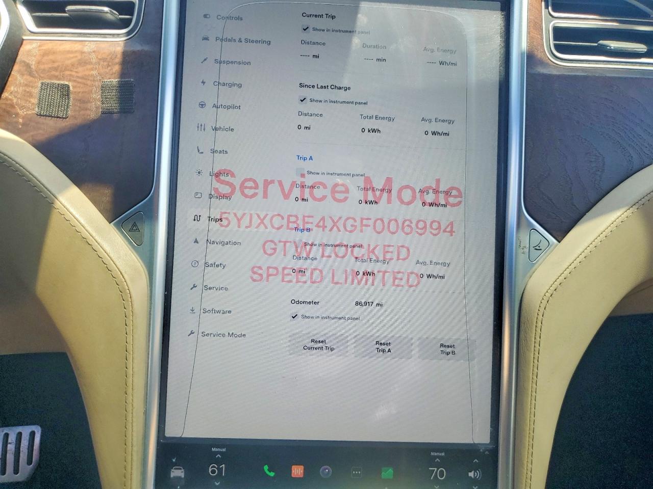 2016 TESLA MODEL X
