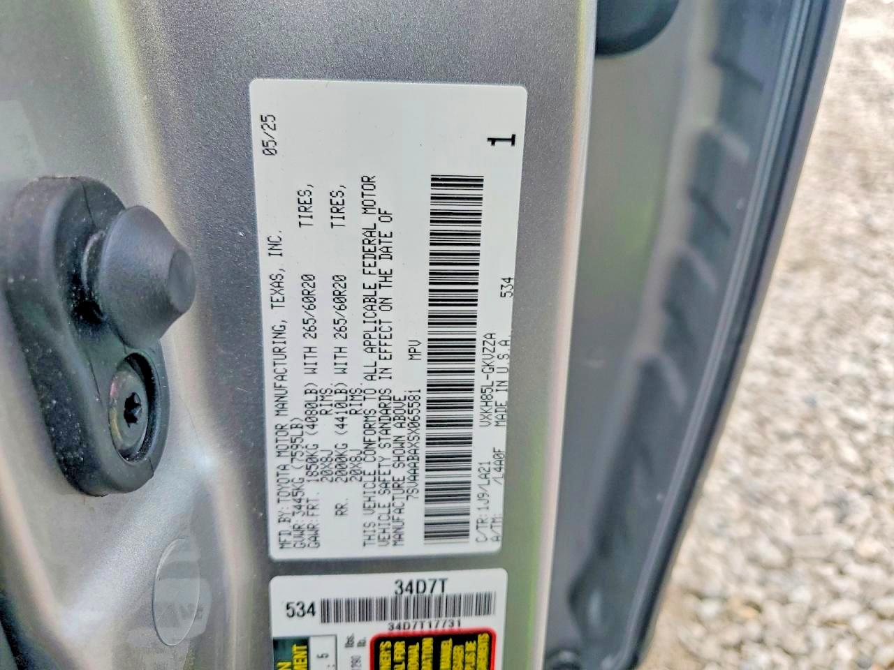 2025 TOYOTA SEQUOIA