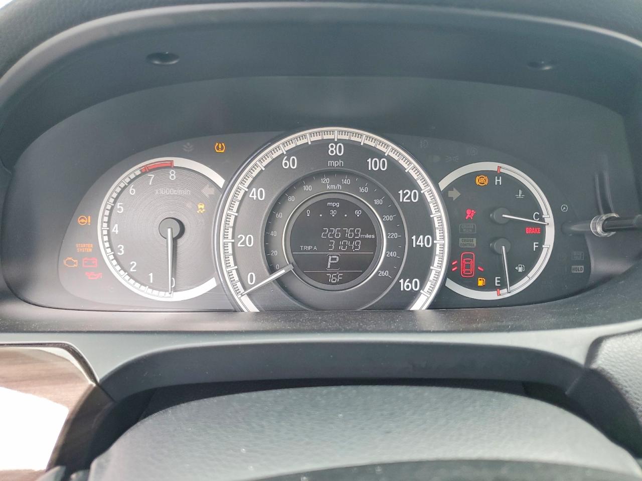 2016 HONDA ACCORD
