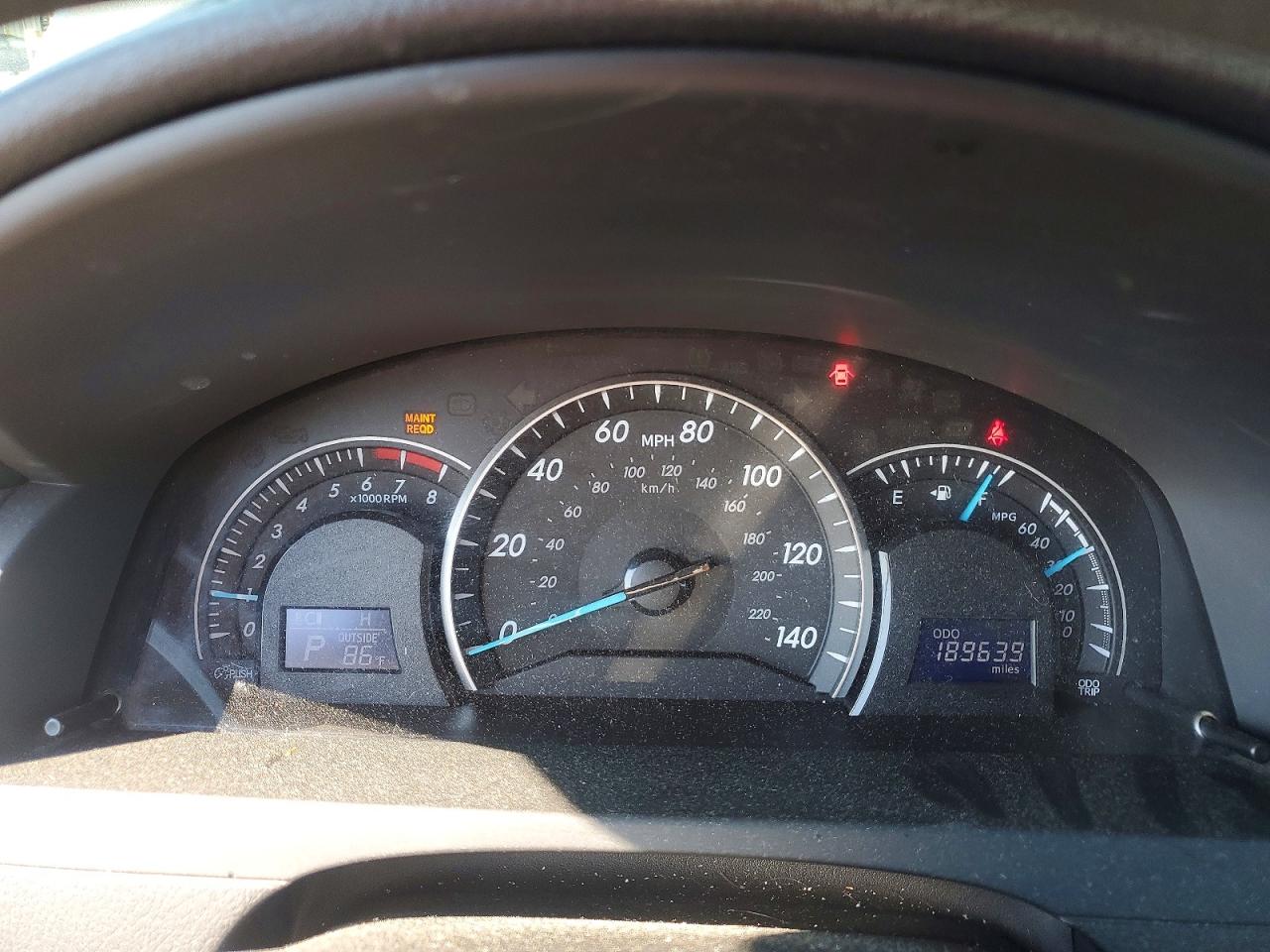 2012 TOYOTA CAMRY