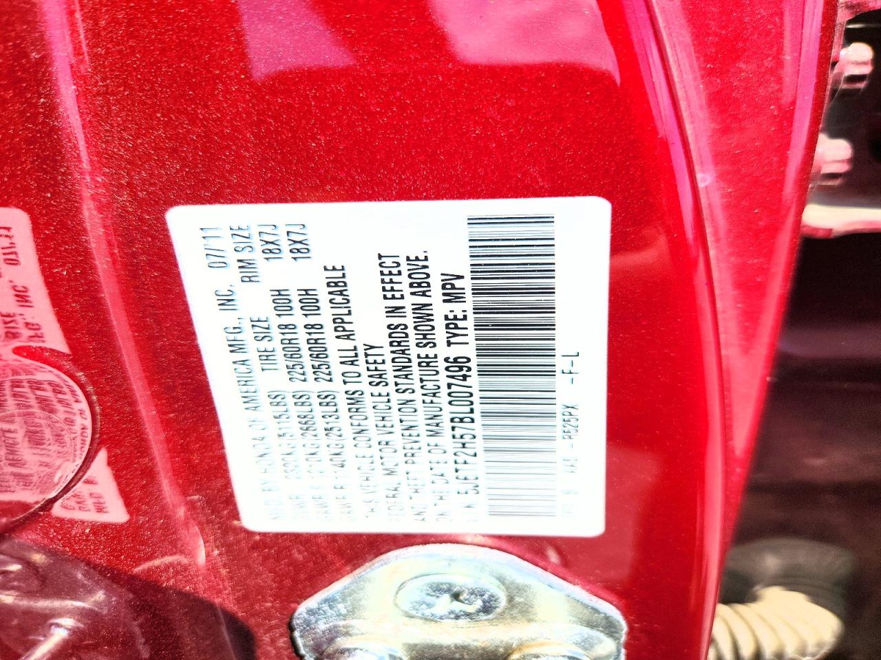 2011 HONDA ACCORD