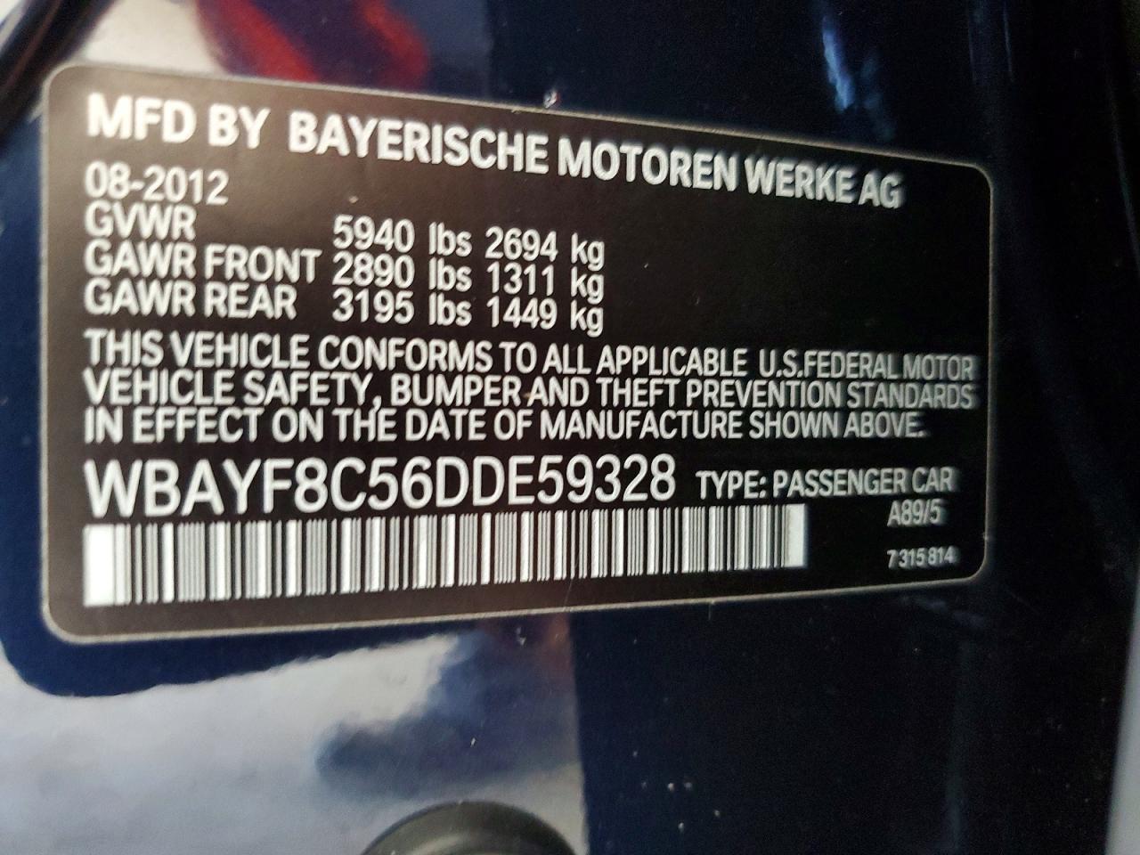 2013 BMW 7 SERIES