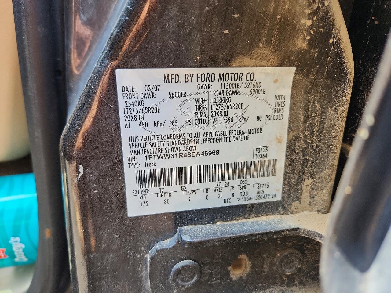 2008 FORD F350