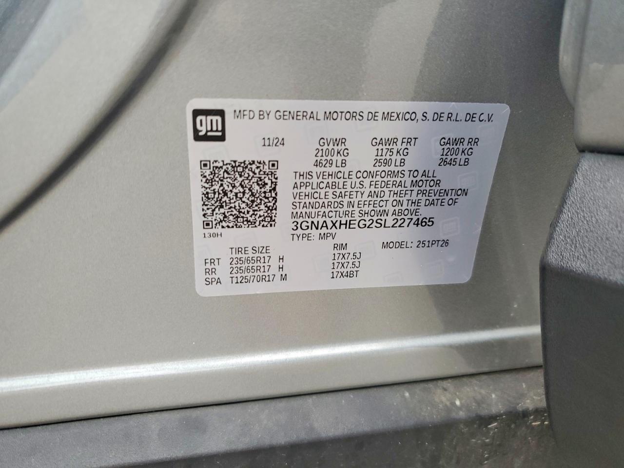 2025 CHEVROLET EQUINOX