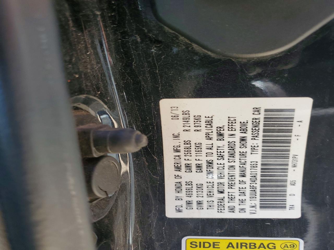 2013 ACURA TL