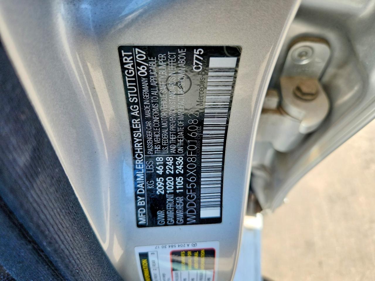 2008 MERCEDES-BENZ C-CLASS