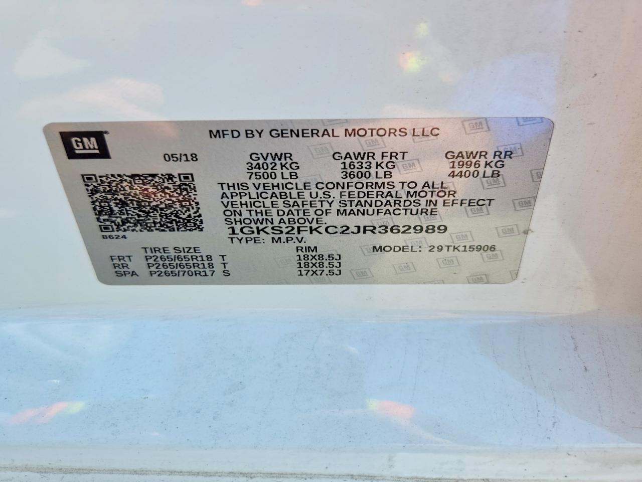 2018 GMC YUKON