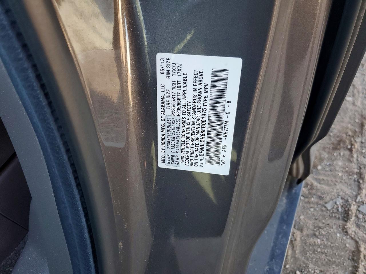 2014 HONDA ODYSSEY