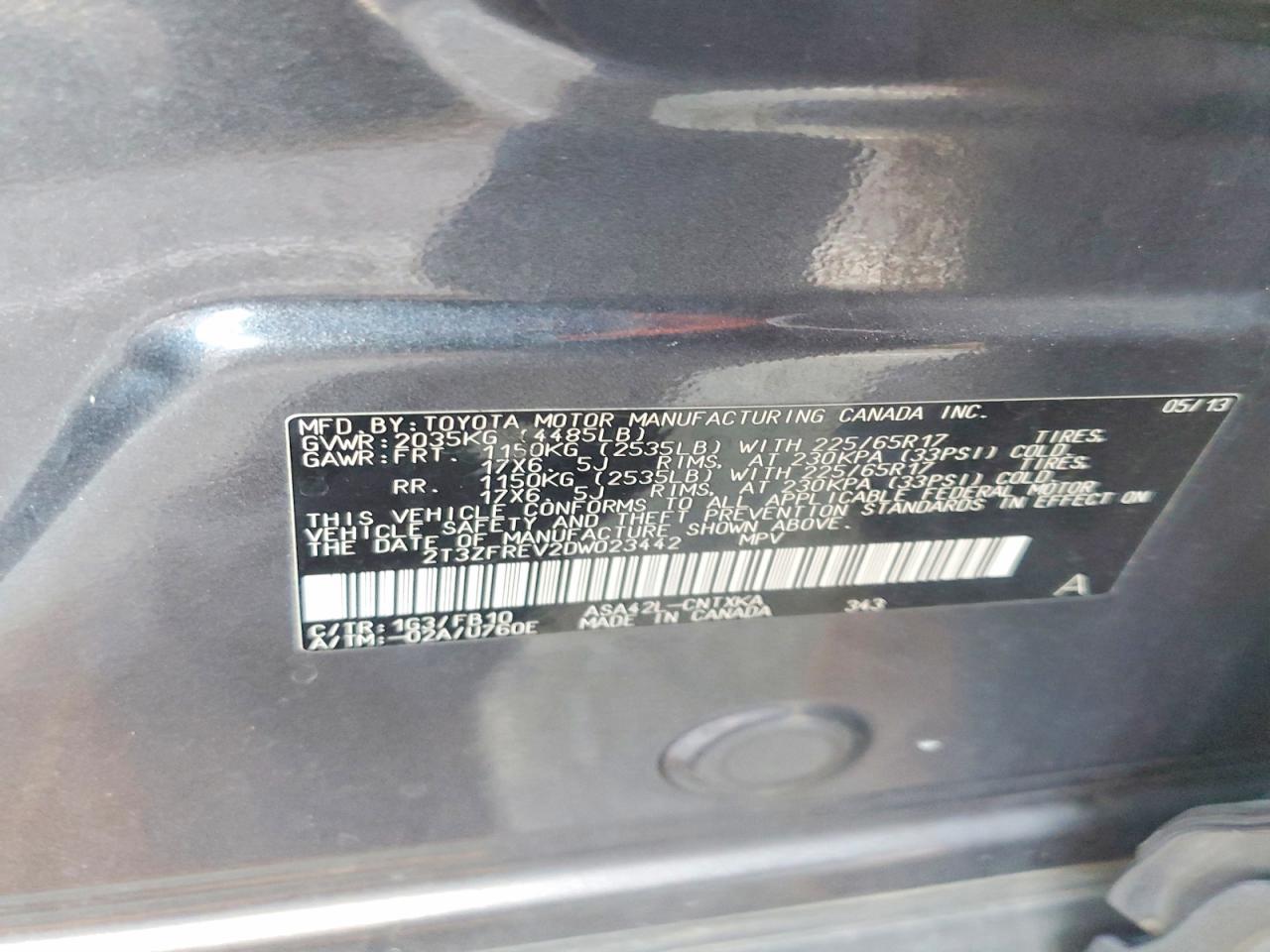 2013 TOYOTA RAV4