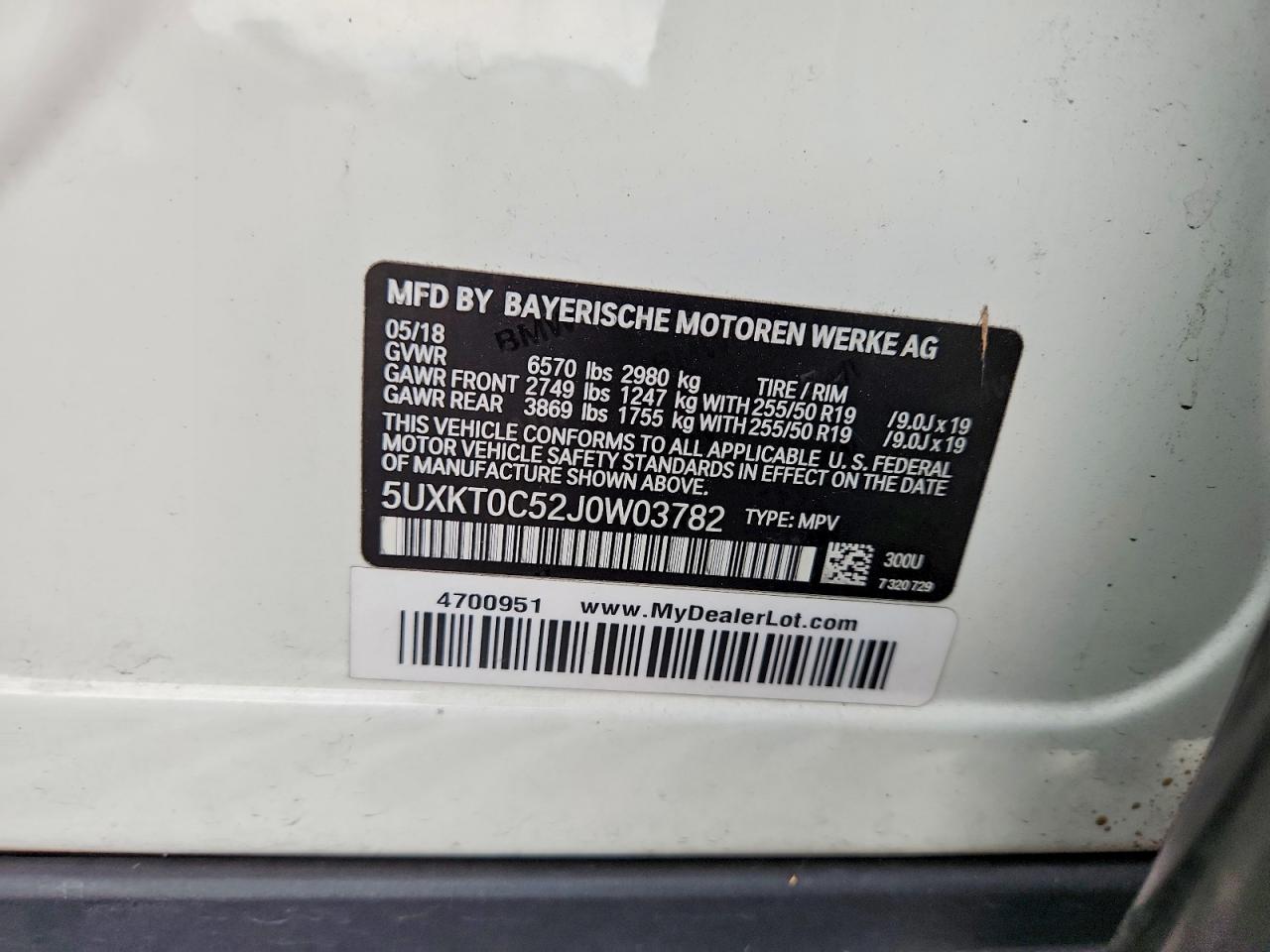 2018 BMW X5