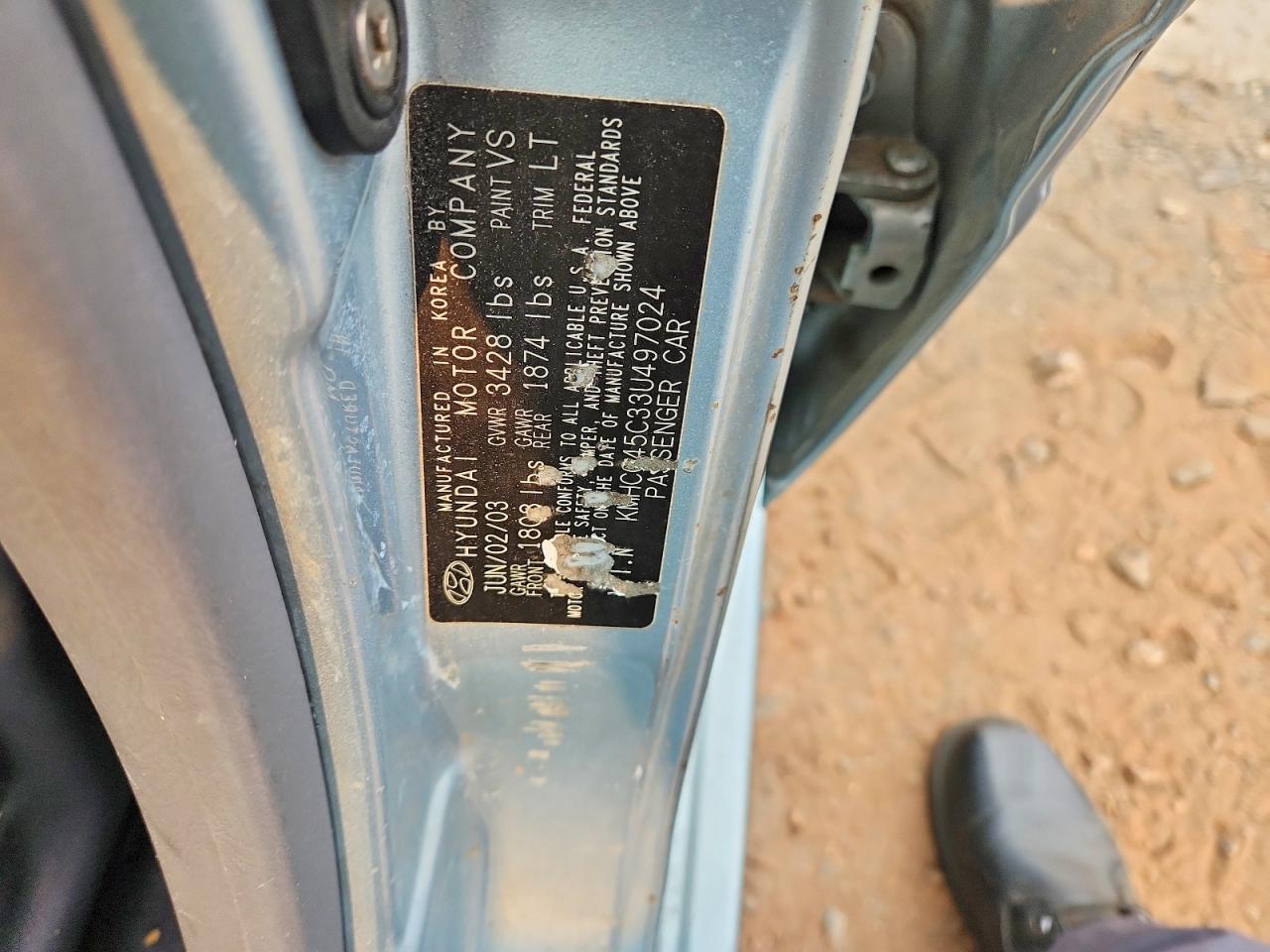 2003 HYUNDAI ACCENT