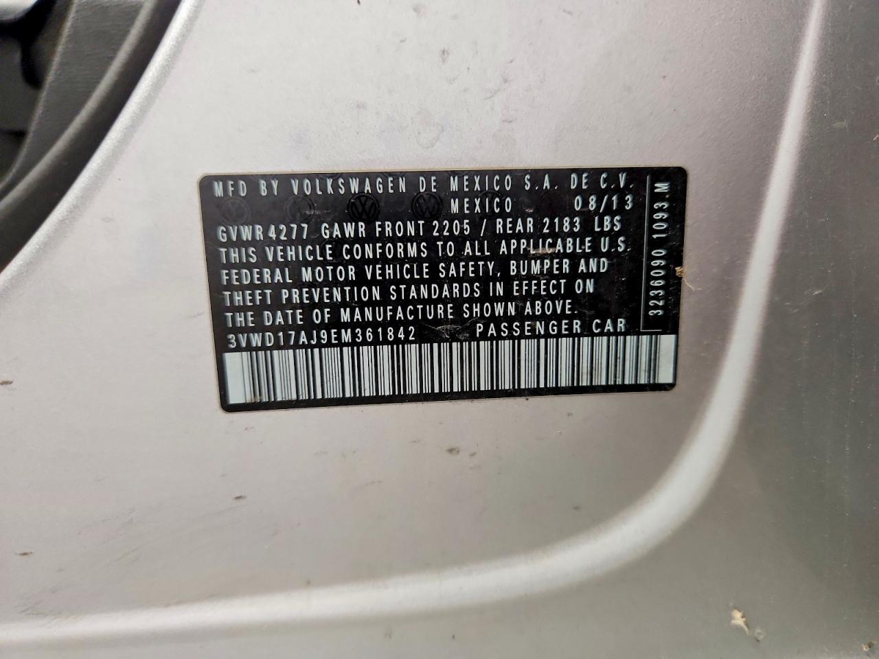 2014 VOLKSWAGEN JETTA