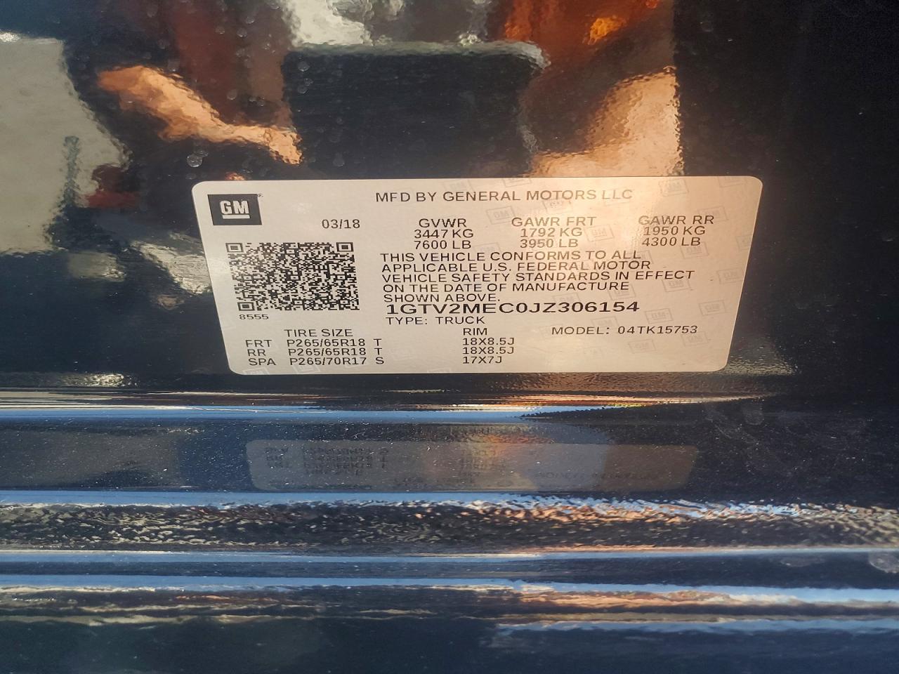2018 GMC SIERRA