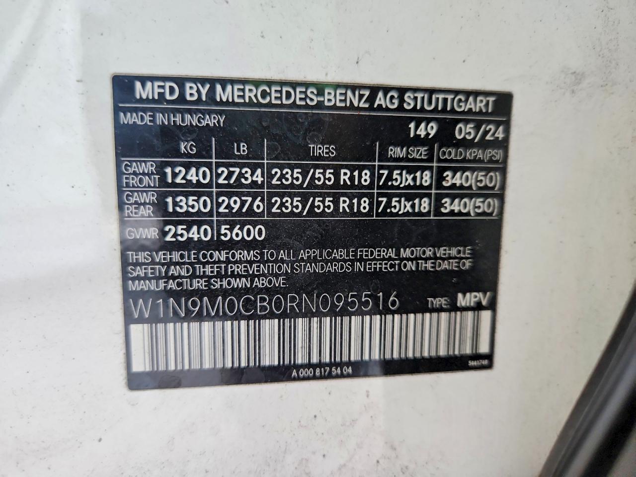 2024 MERCEDES-BENZ ALL OTHER