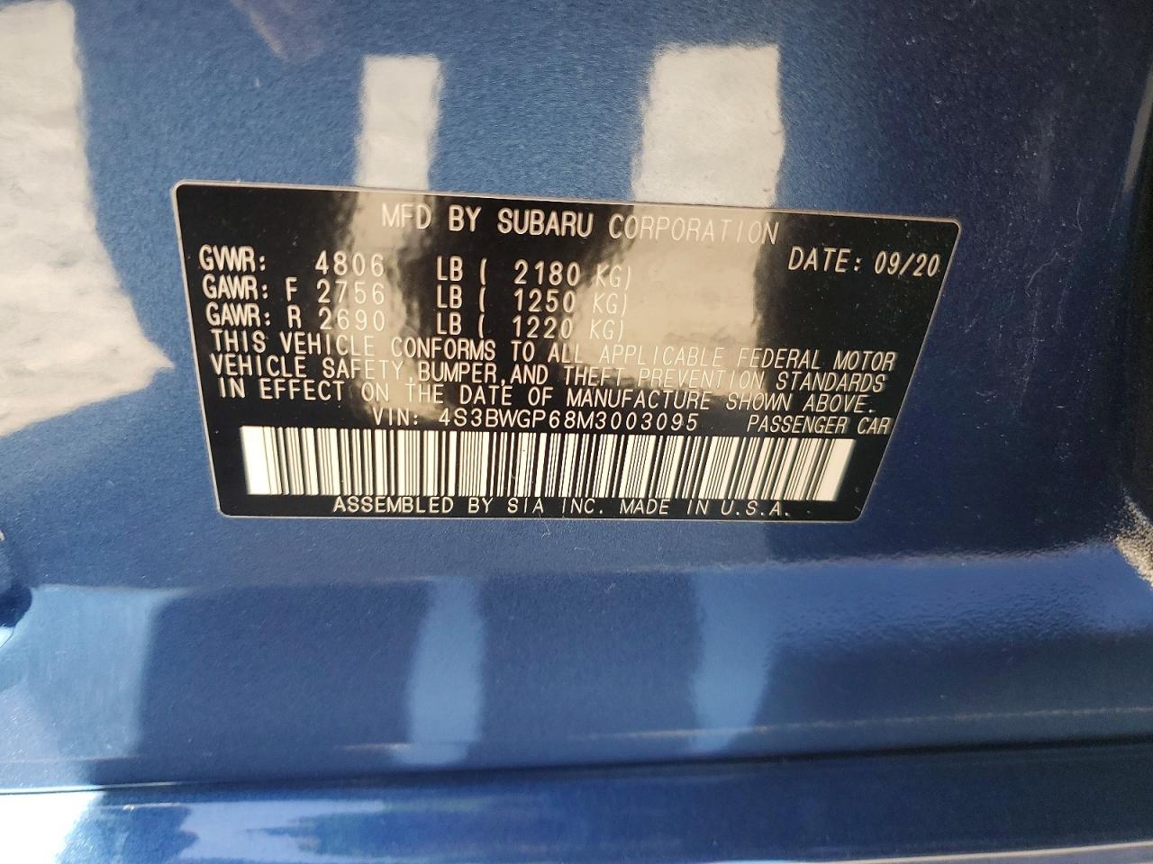 2021 SUBARU LEGACY