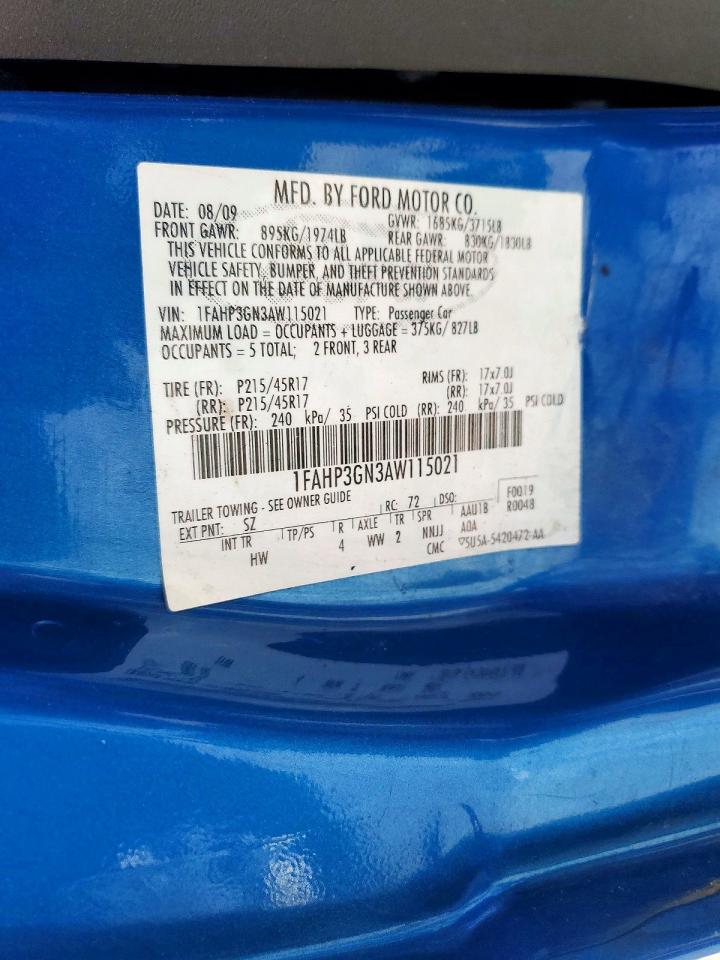 2010 FORD FOCUS