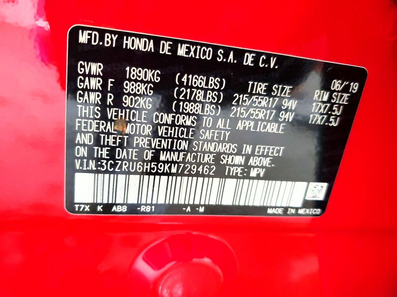 2019 HONDA HR-V