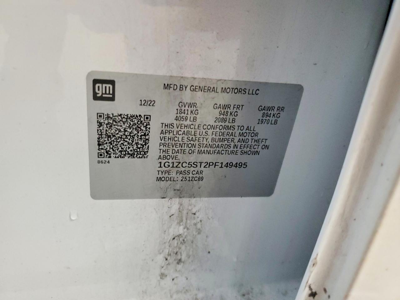 2023 CHEVROLET MALIBU