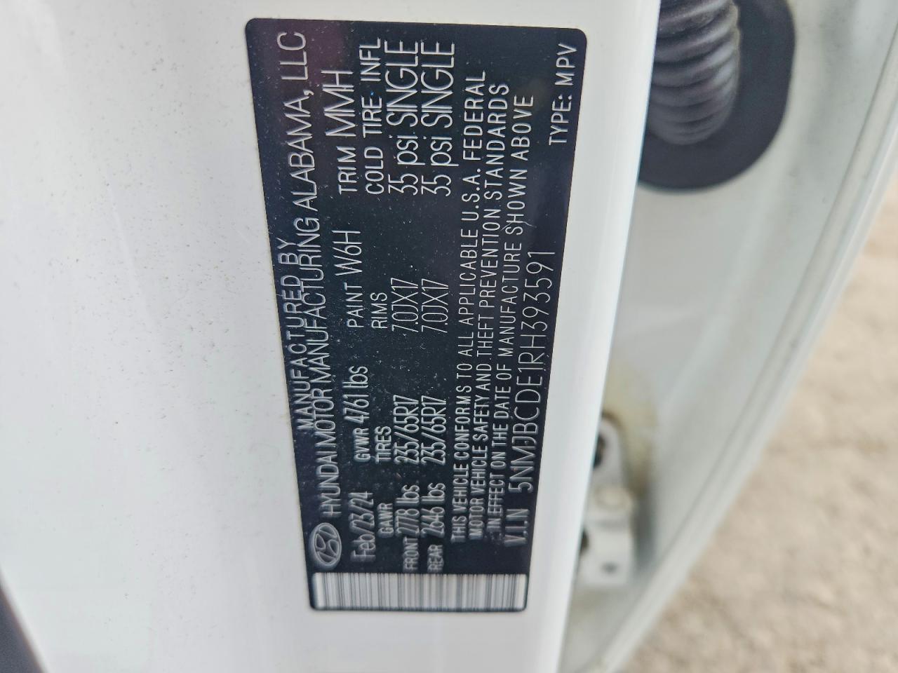 2024 HYUNDAI TUCSON